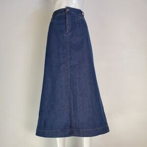 Vintage Y2K Liz Claiborne Plus Size Denim Maxi Skirt